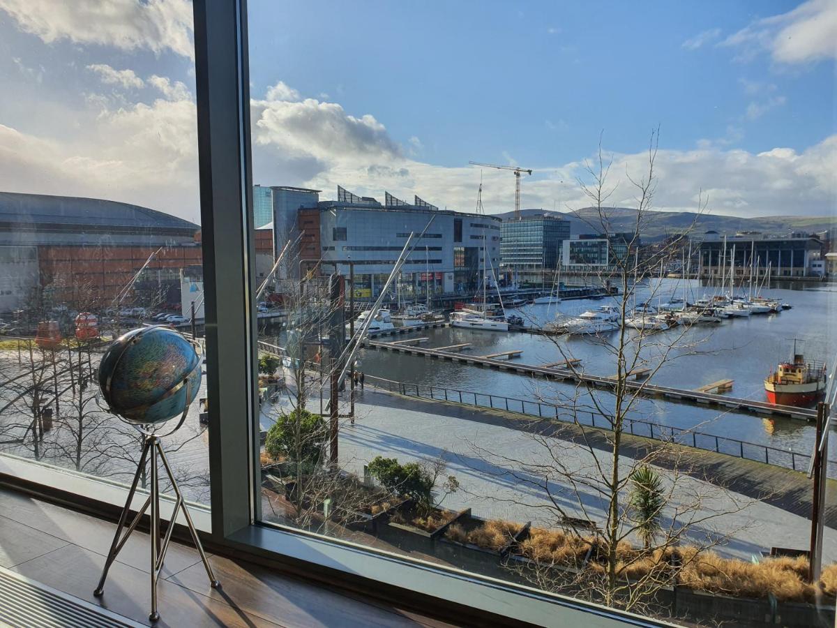 Luxury Apartment Marina Views At Titanic Quarter Belfast Exteriör bild